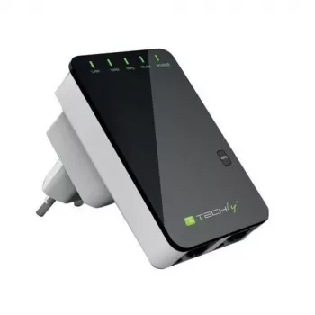 Techly sieninis Wi-Fi maršrutizatorius 300N Wi-Fi 4
