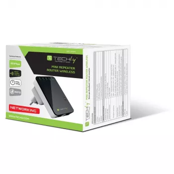 Techly sieninis Wi-Fi maršrutizatorius 300N Wi-Fi 4