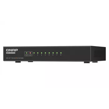 QNAP QSW-1108-8T-R2 tinklo jungiklis Nevaldomas 2.5G Ethernet (100/1000/2500) Stalelinis Juodas