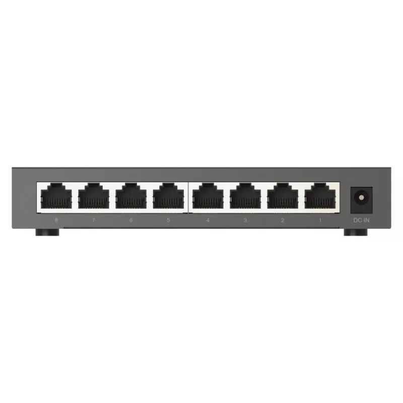 QNAP QSW-1108-8T-R2 tinklo jungiklis Nevaldomas 2.5G Ethernet (100/1000/2500) Stalelinis Juodas