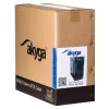 Korpusas Akyga AK13BK Micro Tower — ATX/Micro-ATX, 3×3,5 colio vietos, 3×2,5 colio vietos, maitinimo šaltinis viršuje, USB 3.2 Gen1×2, maks. GPU 385 mm, juodas