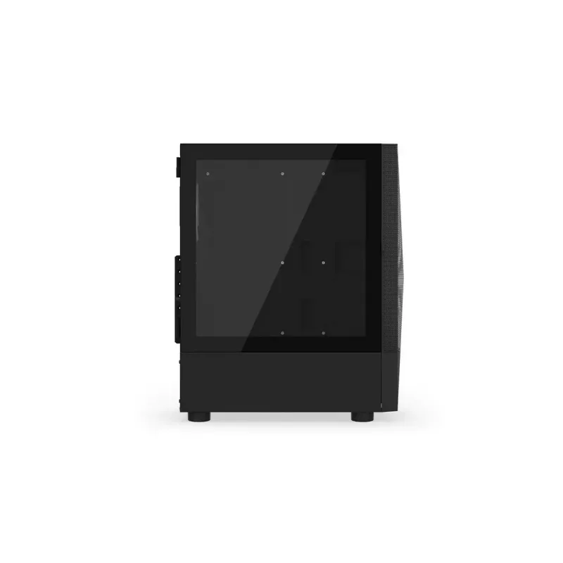 PC korpusas KRUX VAKO KRX0132 ATX juodas — grūdintas stiklas, RGB, tinka Mini‑ATX, GPU iki 31 cm, CPU aušintuvas iki 15,9 cm