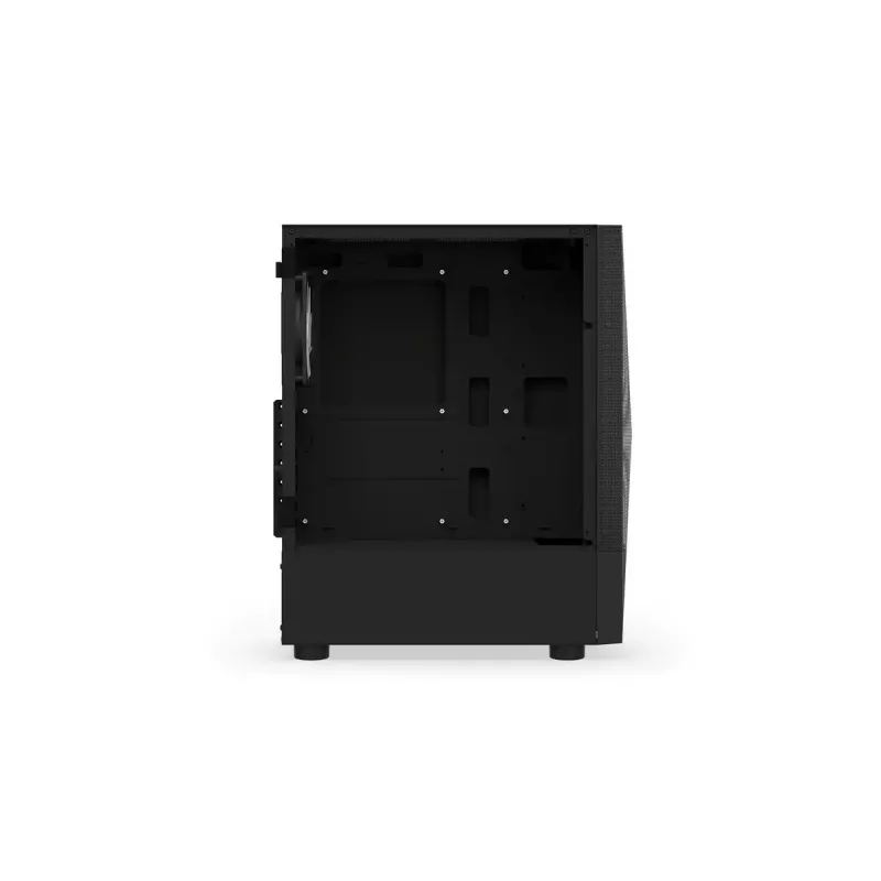 PC korpusas KRUX VAKO KRX0132 ATX juodas — grūdintas stiklas, RGB, tinka Mini‑ATX, GPU iki 31 cm, CPU aušintuvas iki 15,9 cm