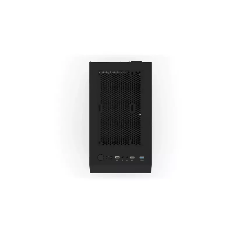 PC korpusas KRUX VAKO KRX0132 ATX juodas — grūdintas stiklas, RGB, tinka Mini‑ATX, GPU iki 31 cm, CPU aušintuvas iki 15,9 cm