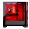 PC korpusas MODECOM VOLCANO EXPANSE S APEX ARGB MIDI bokštas, grūdintas stiklas, USB-C, 3x140 mm priekyje, palaiko ATX/microATX, GPU iki 430 mm