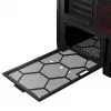 PC korpusas MODECOM VOLCANO EXPANSE S APEX ARGB MIDI bokštas, grūdintas stiklas, USB-C, 3x140 mm priekyje, palaiko ATX/microATX, GPU iki 430 mm