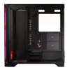 PC korpusas MODECOM VOLCANO EXPANSE S APEX ARGB MIDI bokštas, grūdintas stiklas, USB-C, 3x140 mm priekyje, palaiko ATX/microATX, GPU iki 430 mm