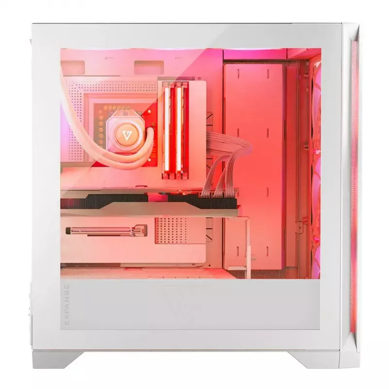 PC korpusas MODECOM VOLCANO EXPANSE S APEX ARGB Midi Tower baltas