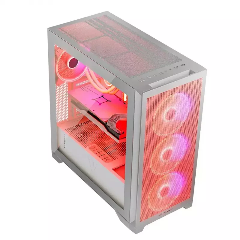 PC korpusas MODECOM VOLCANO EXPANSE S APEX ARGB Midi Tower baltas