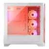 PC korpusas MODECOM VOLCANO EXPANSE S APEX ARGB Midi Tower baltas