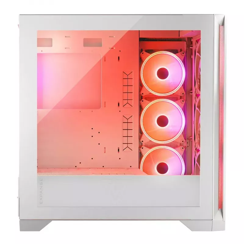 PC korpusas MODECOM VOLCANO EXPANSE S APEX ARGB Midi Tower baltas