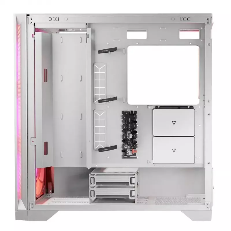 PC korpusas MODECOM VOLCANO EXPANSE S APEX ARGB Midi Tower baltas