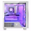 Modecom Volcano Perun Apex ARGB Midi kompiuterio korpusas, baltos spalvos
