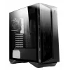 MSI MPG GUNGNIR 110R vidutinis bokštas žaidimų kompiuterio korpusas juodas, USB 3.2 Gen2 Type C, 4x 120 mm ARGB ventiliatorius, Mystic Light sinchronizacija, 1–6 ARGB valdymo plokštė, 2x grūdinto stiklo plokštės, ATX, mATX, mini-ITX