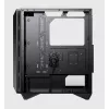 MSI MPG GUNGNIR 110R vidutinis bokštas žaidimų kompiuterio korpusas juodas, USB 3.2 Gen2 Type C, 4x 120 mm ARGB ventiliatorius, Mystic Light sinchronizacija, 1–6 ARGB valdymo plokštė, 2x grūdinto stiklo plokštės, ATX, mATX, mini-ITX