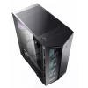 MSI MPG GUNGNIR 110R vidutinis bokštas žaidimų kompiuterio korpusas juodas, USB 3.2 Gen2 Type C, 4x 120 mm ARGB ventiliatorius, Mystic Light sinchronizacija, 1–6 ARGB valdymo plokštė, 2x grūdinto stiklo plokštės, ATX, mATX, mini-ITX
