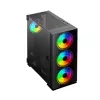 PC korpusas SAVIO Prime X1 ARGB Glass Midi Tower juodas