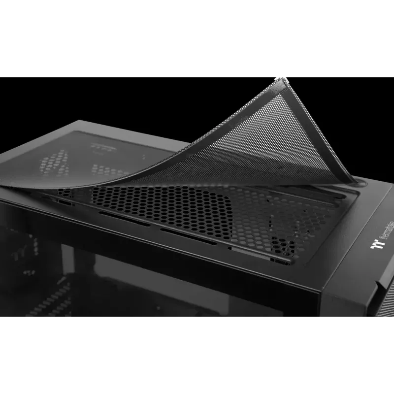 PC korpusas Versa XM1 juodas plieninis su 120mm ventiliatoriumi ir USB 3.0 - juodas