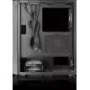PC korpusas Versa XM1 juodas plieninis su 120mm ventiliatoriumi ir USB 3.0 - juodas