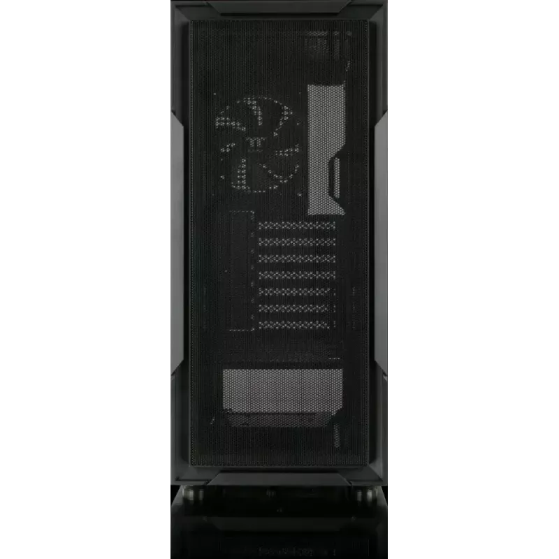 PC korpusas Versa XM1 juodas plieninis su 120mm ventiliatoriumi ir USB 3.0 - juodas