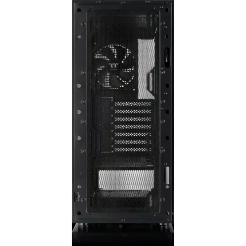 PC korpusas Versa XM1 juodas plieninis su 120mm ventiliatoriumi ir USB 3.0 - juodas