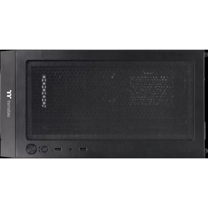 PC korpusas Versa XM1 juodas plieninis su 120mm ventiliatoriumi ir USB 3.0 - juodas