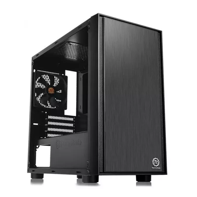 PC korpusas Thermaltake Versa H17 Window Micro Tower juodas