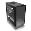 PC korpusas Thermaltake Versa H17 Window Micro Tower juodas