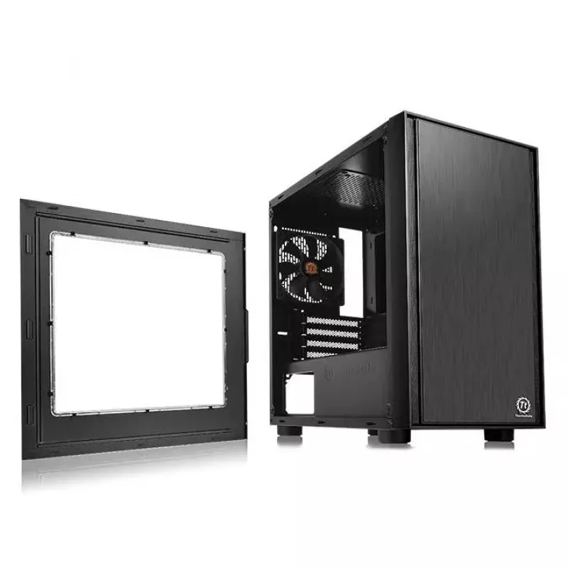 PC korpusas Thermaltake Versa H17 Window Micro Tower juodas