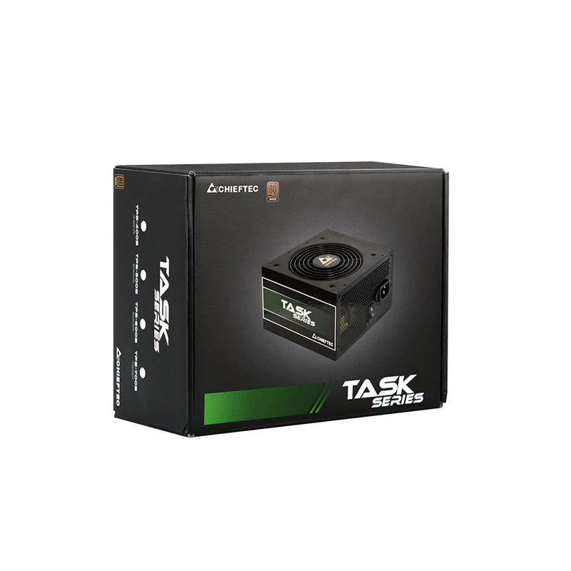 Maitinimo blokas Chieftec Task TPS-500S 500 W 24-pin ATX ATX juodas