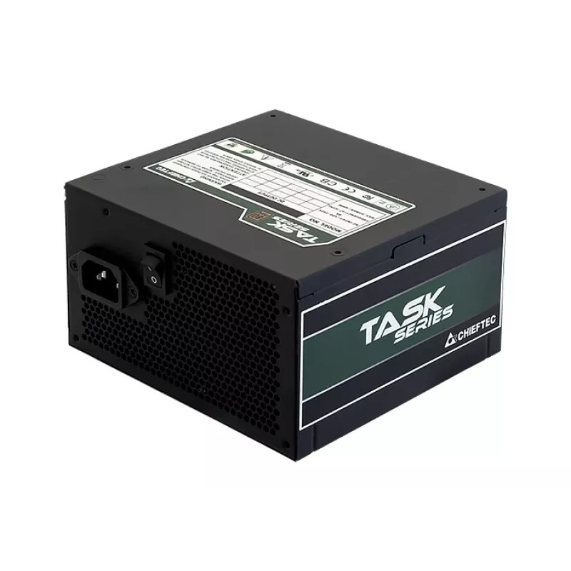 Maitinimo blokas Chieftec Task TPS-500S 500 W 24-pin ATX ATX juodas
