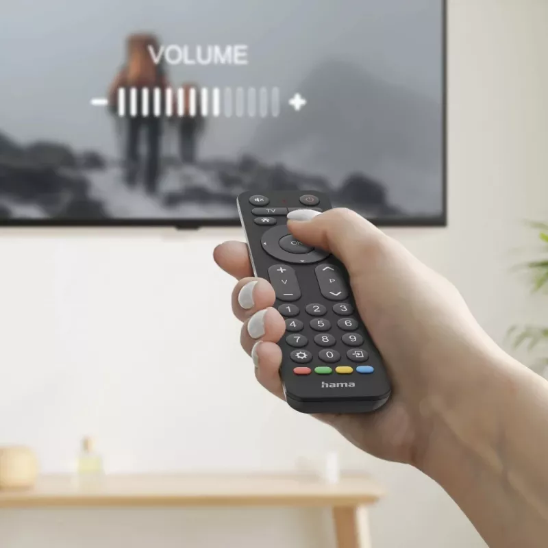 Universalus nuotolinio valdymo pultas Hama 00221056 IR belaidis TV 31 mygtukas 10 m atstumas