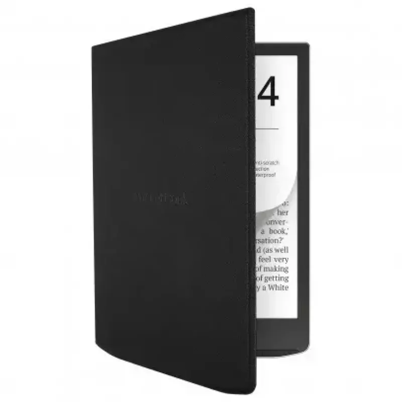 Apsauginis dėklas su užtrauktuku PocketBook 7,8 colių el. knygų skaitytuvui — HN-FP-PU-743G-RB-WW, juodas
