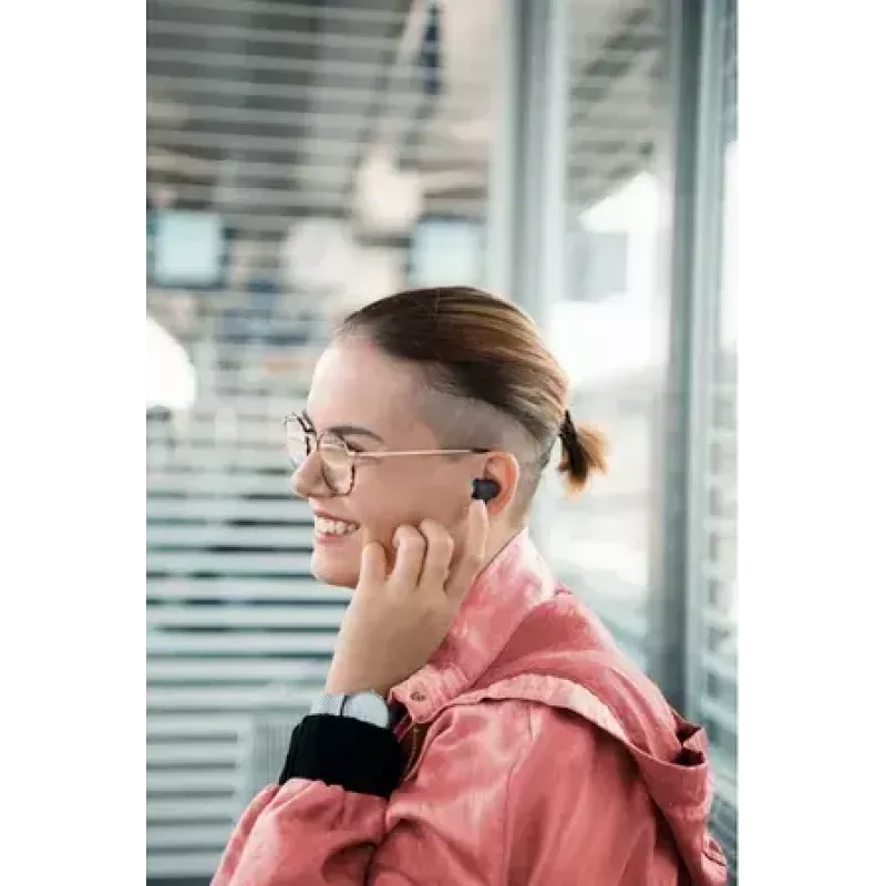 Hama Passion Clear II belaidės ausinės TWS į ausis juodos