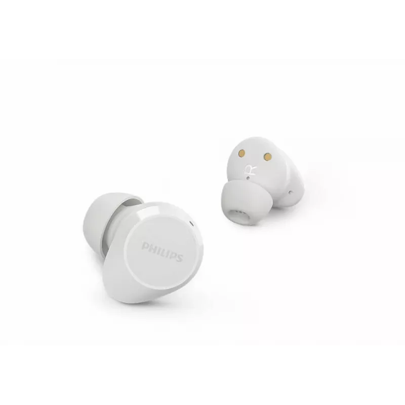 Philips TAT1209WT/00 belaidės ausinės True Wireless Stereo (TWS) Į ausį Skambučiams/Muzikai Bluetooth Baltos