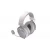 Laidinė ausinė ENDORFY VIRO Plus USB Onyx White — 53 mm tvarkyklės, 20–20000 Hz, 98 dB, 32 Ω, nuimamas boom mikrofonas, 2,9 m laidas