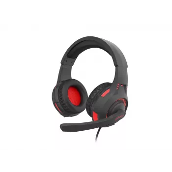 GENESIS Radon 210 Ausinės Žaidimams Laidinės Ant Galvos USB Type-A Juoda, Raudona