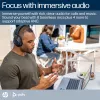HP Poly Voyager Surround 80 UC belaidės ausinės su USB-C/USB-A adapteriu, sertifikuotos Microsoft Teams