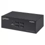 KVM jungiklis Manhattan 4 prievadai 4K@30Hz USB-A garsas mikrofonas
