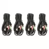 KVM jungiklis Manhattan 4 prievadai 4K@30Hz USB-A garsas mikrofonas
