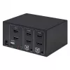 KVM jungiklis Manhattan 2 prievadų 4K HDMI USB garsas 2 kompiuteriams