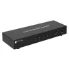 Techly IDATA DP-KVM4 KVM jungiklis 4x1, DisplayPort, USB, montuojamas į stelažą, juodas