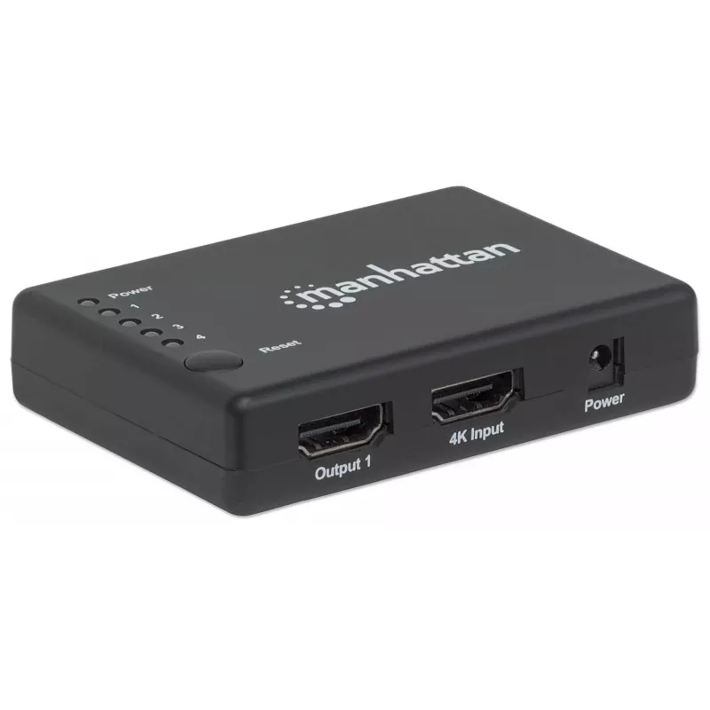 HDMI skirstytuvas Manhattan 4 prievadų kompaktiškas