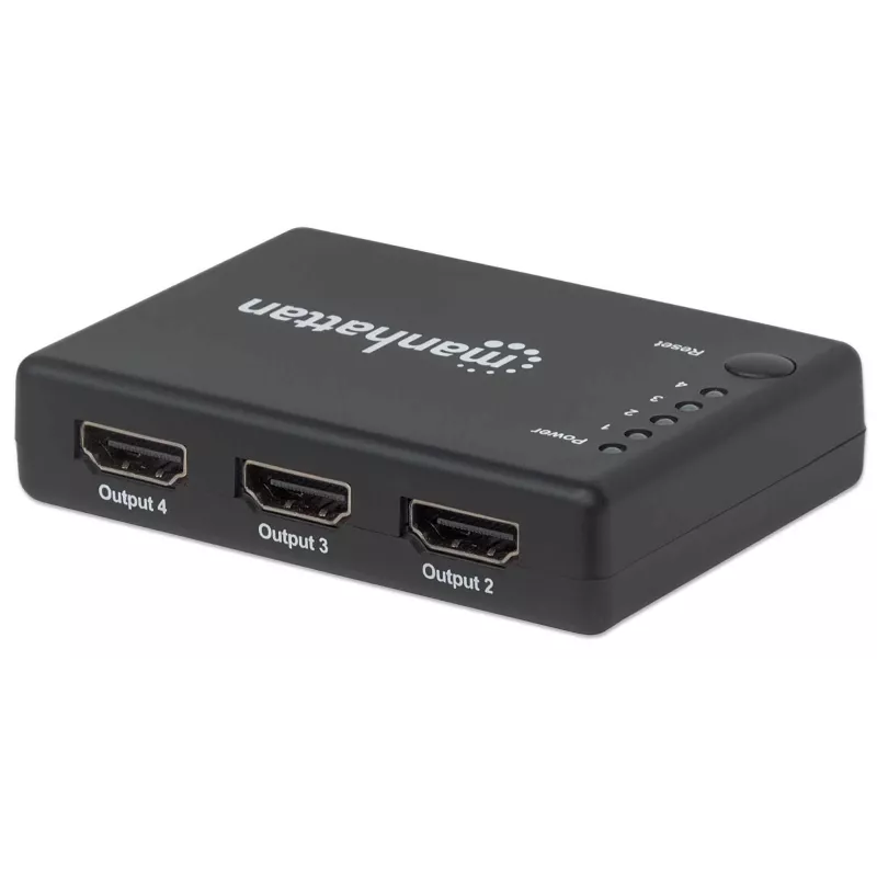HDMI skirstytuvas Manhattan 4 prievadų kompaktiškas