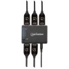 HDMI skirstytuvas Manhattan 4 prievadų kompaktiškas