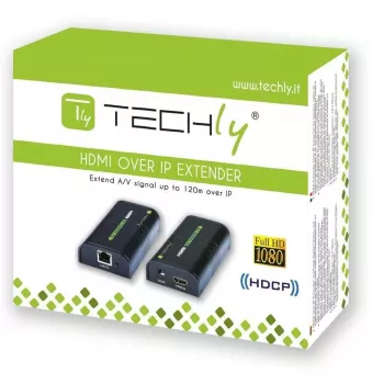 Techly IDATA EXTIP-373R papildomas imtuvas HDMI Over IP