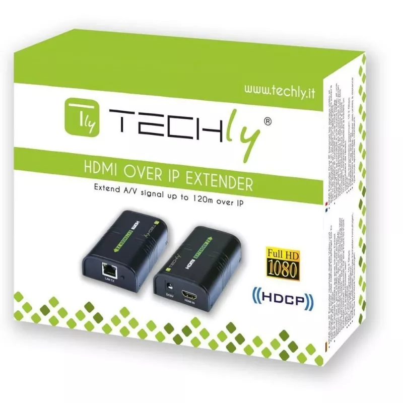 Techly IDATA EXTIP-373R papildomas imtuvas HDMI Over IP