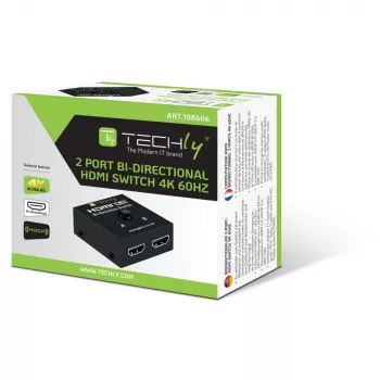 Techly 108606 HDMI vaizdo perjungiklis