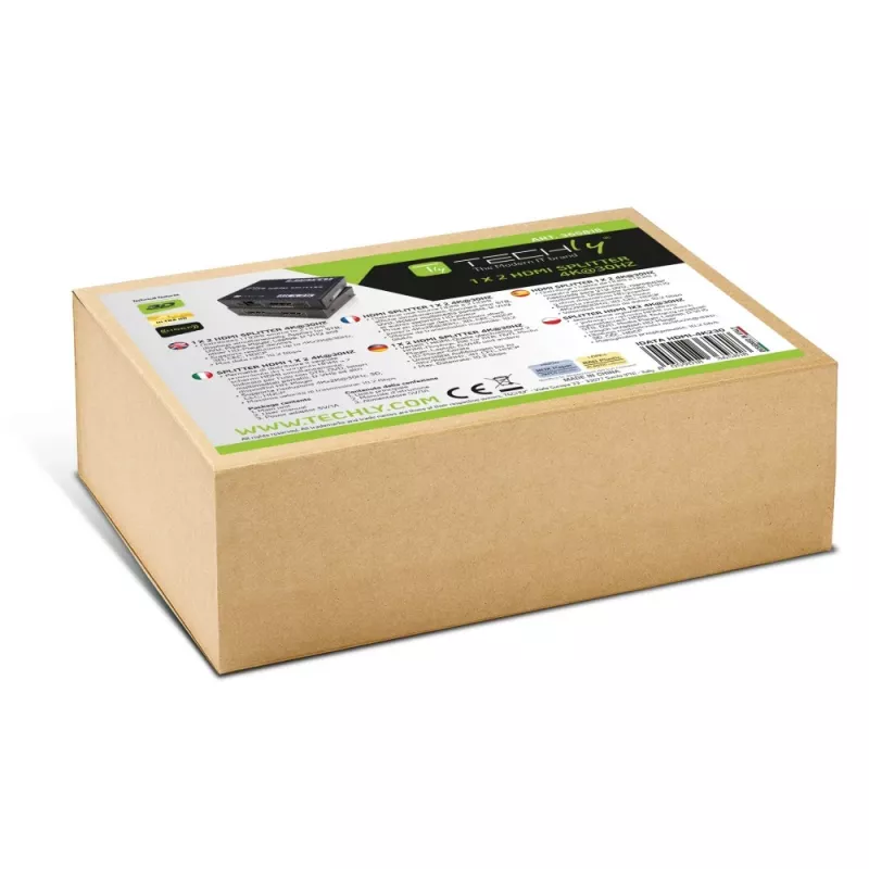 HDMI skirstytuvas Techly IDATA HDMI-4K230 2x HDMI 3840x2160 juodas