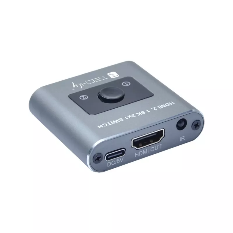 HDMI jungiklis Techly IDATA HDMI-2128KT 60Hz 2m 5V 1A
